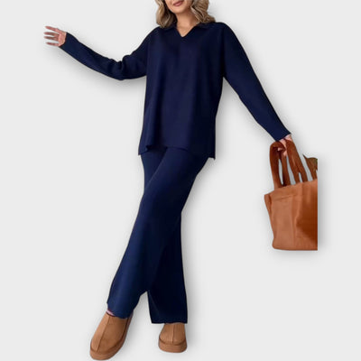 A set with relaxed lines and minimalist design