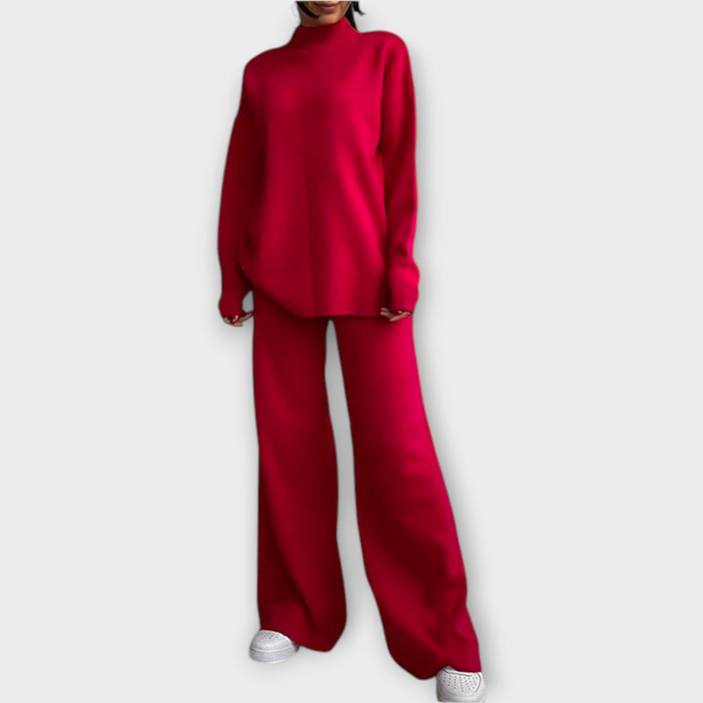 A set with relaxed lines and a minimalist aesthetic