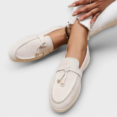 Feminine Tassel Detail Loafer Flats