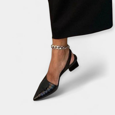 Heels with luxurious details