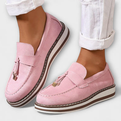 Soft casual platform loafers