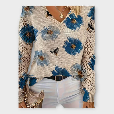 Knitted plus with lace details