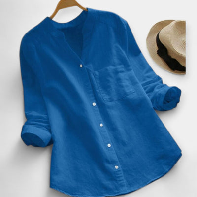Loose linen and cotton shirt