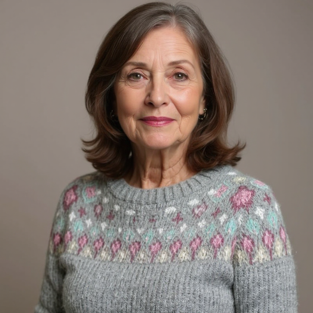 Elegant knitted sweater