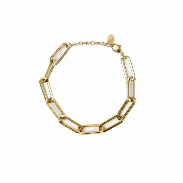 Gold clasp bracelet