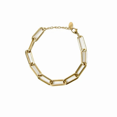 Gold clasp bracelet