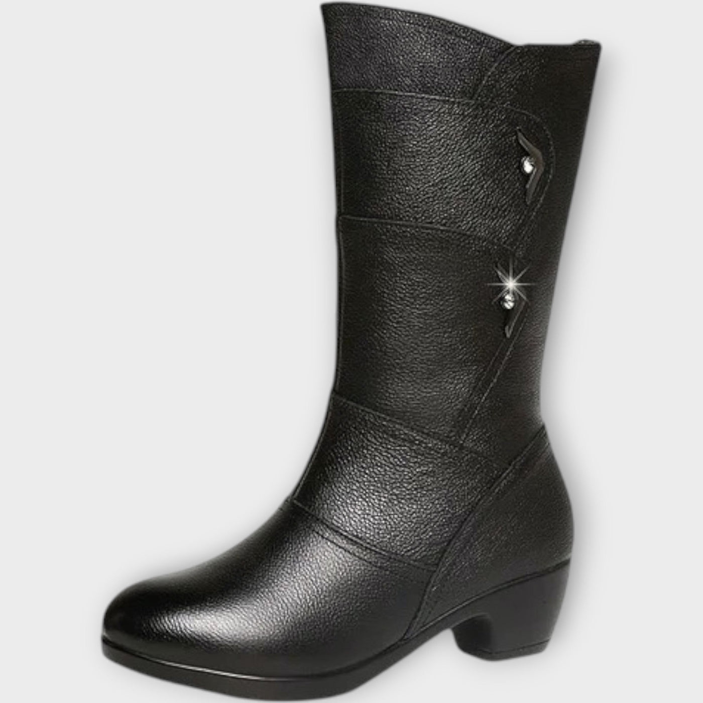 Elegant mid-calf boots