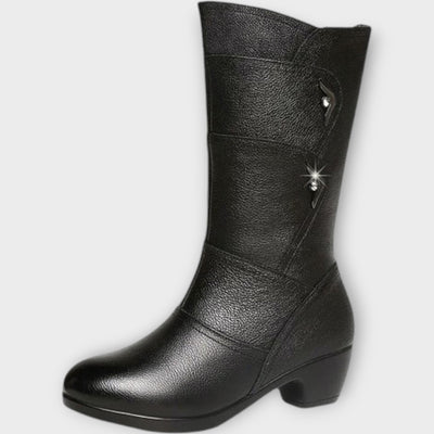 Elegant mid-calf boots