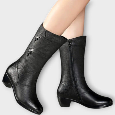 Elegant mid-calf boots