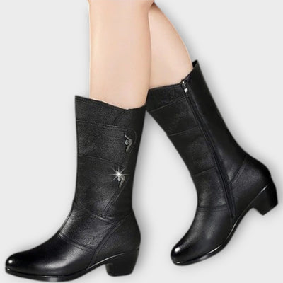 Elegant mid-calf boots