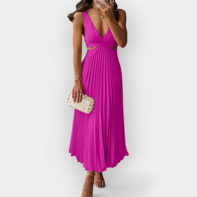 Satin midi dress