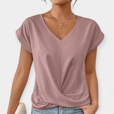 Elegant V-neck shirt