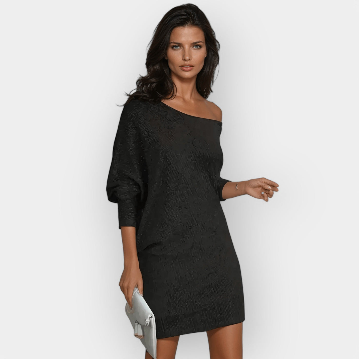 Evening dress with sequins