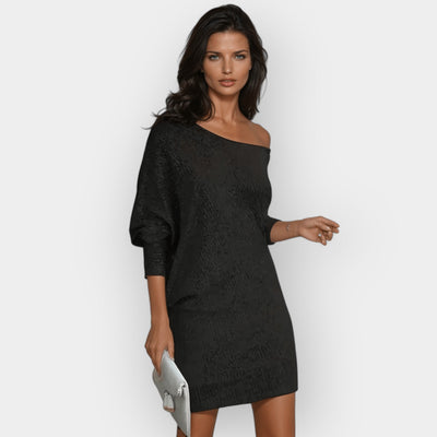 Evening dress with sequins