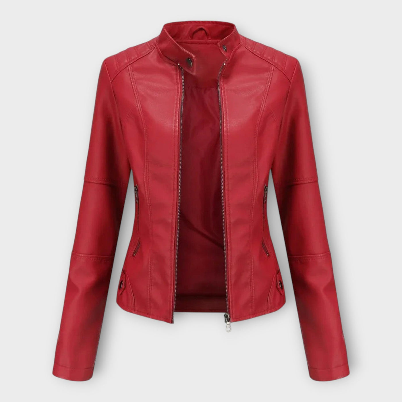 Elegant modern leather jacket