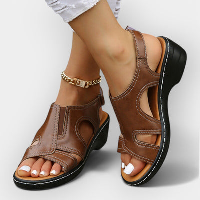 Leather sandals