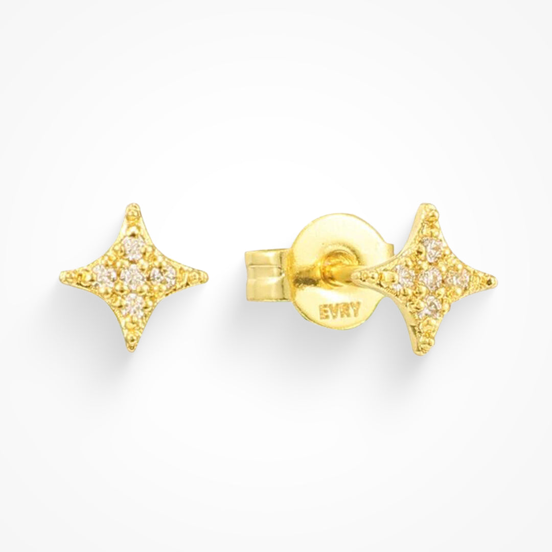 Star-shaped earrings