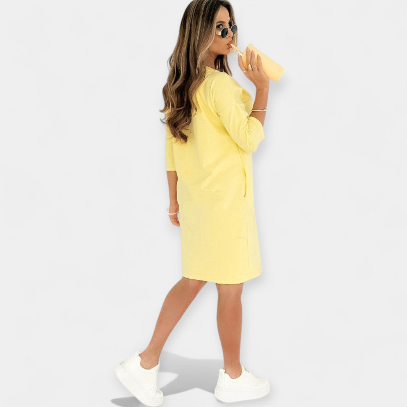 Casual dress with pockets