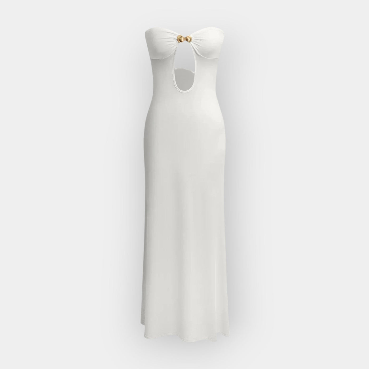 Maxi strapless dress
