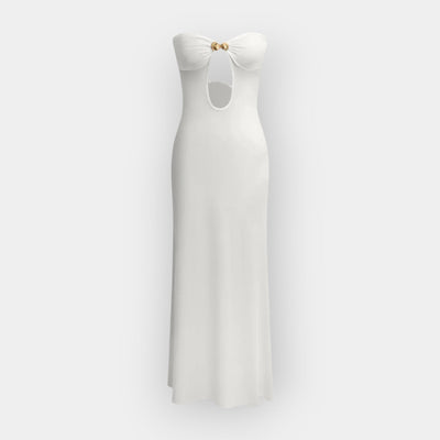 Maxi strapless dress