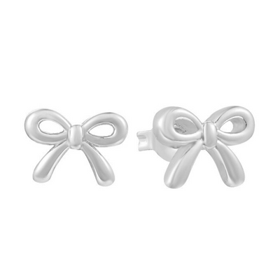 Playful earrings with bow