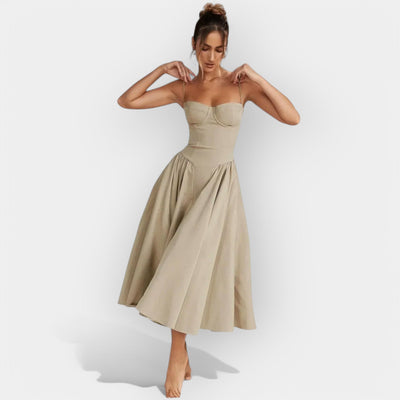 Summer sophisticated midi dress